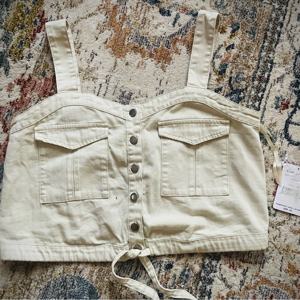 Free People Palm Desert Top XS NWT